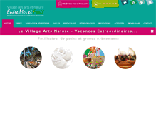 Tablet Screenshot of entre-mer-et-foret.com